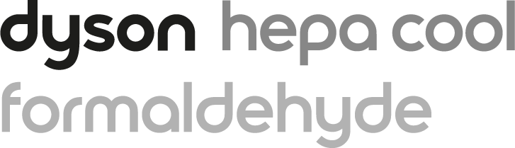 Dyson hepa cool formaldehyde logo