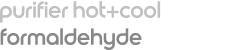 Purifier Hot + cool Formaldehyde logo