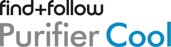 Dyson Find+Follow Purifier Cool logo.
